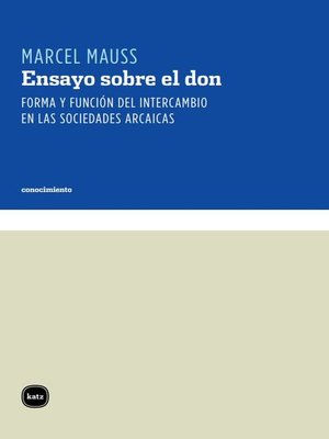 cover image of Ensayo sobre el don